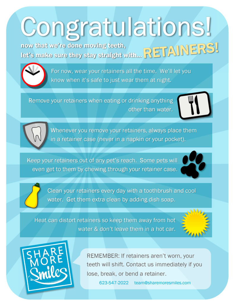 Wearing Retainers Share More Smiles